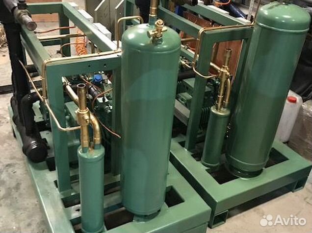 Холодильный агрегат на 2-х Битцер (bitzer) 4eс-6.2
