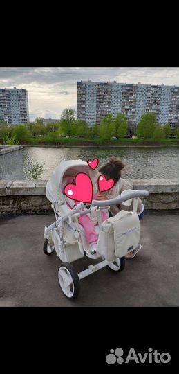 Коляска 2 в 1 adamex massimo deluxe