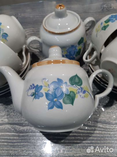 Чайный сервиз фарфор СССР