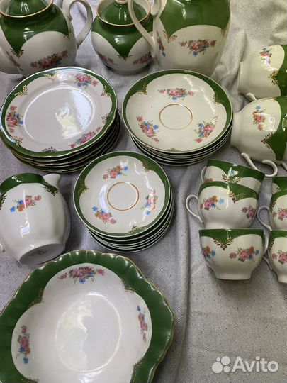 Чайно кофейный сервиз на 6 персон 