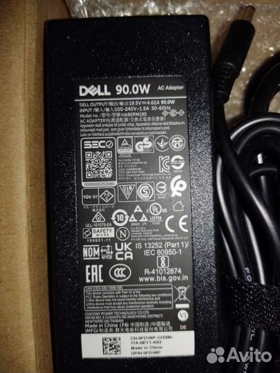 Зарядка для ноутбука Dell 19.5V 4.62A (90W) 4.5x3