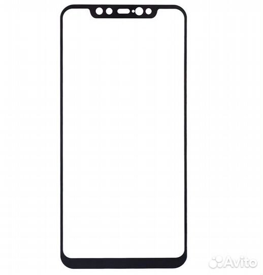 Защитное стекло Xiaomi Mi 8, полное покрытие, черн