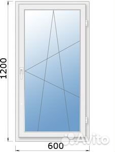 Окно пвх 600*1200 под заказ
