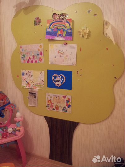 Детский стенд декор комнаты - для рисунков