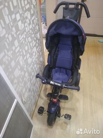 Велосипед коляска с ручкой