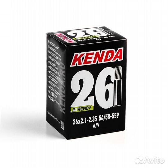 Камера 26x2.125-2.35 Extreme AV Kenda Автониппель