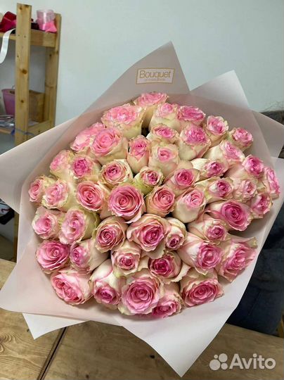 Цветы розы букет