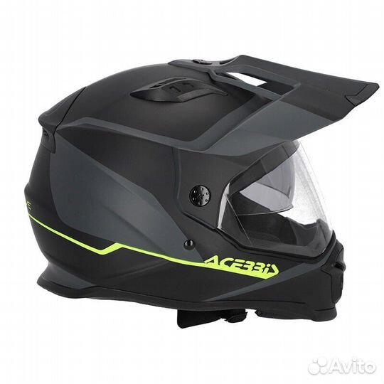 Acerbis Reactive 2206 Мотошлем Black Grey Черный