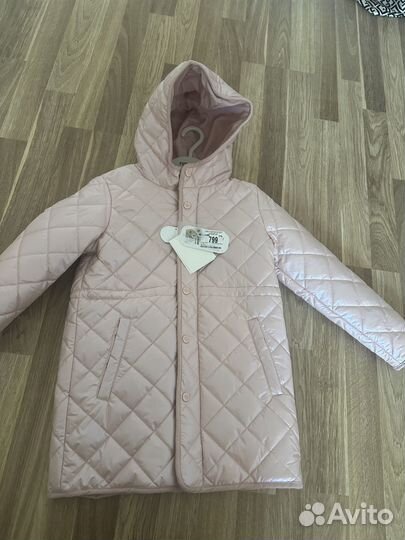 Пальто весеннее для девочки 128