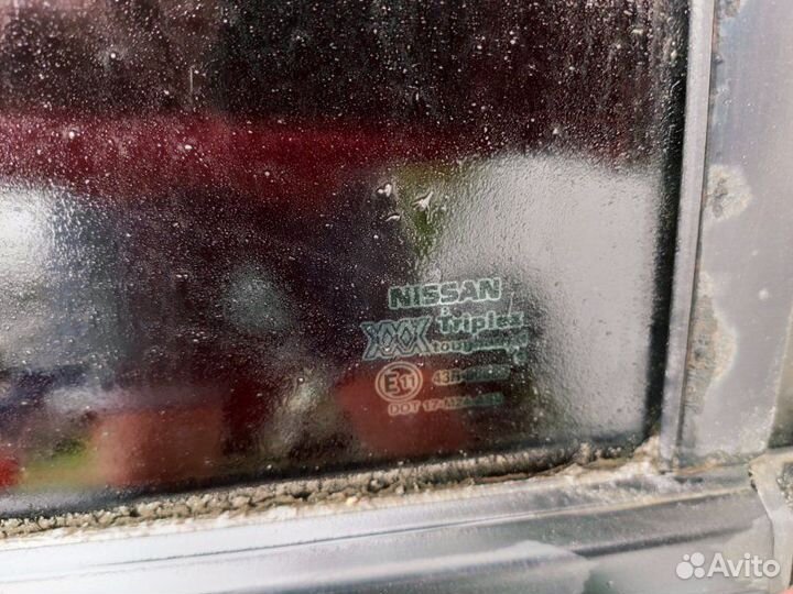 Стекло дверное заднее левое Nissan Primera P11