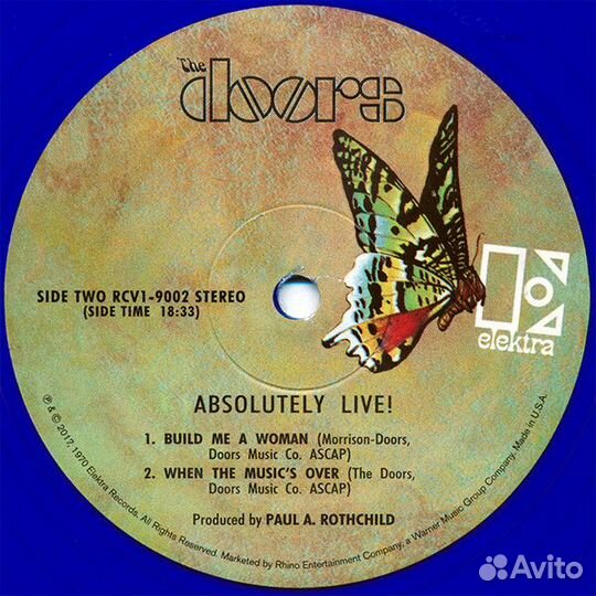 The Doors - Absolutely Live (2 LP, RSD, Blue)