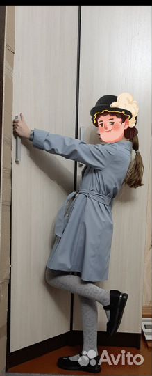 Плащ тренч для девочки 134-140