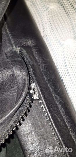 Мотоштаны кожаные бу