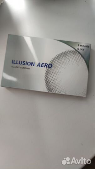 Линзы контактные, -5,50, 6 штук (месячной замены)