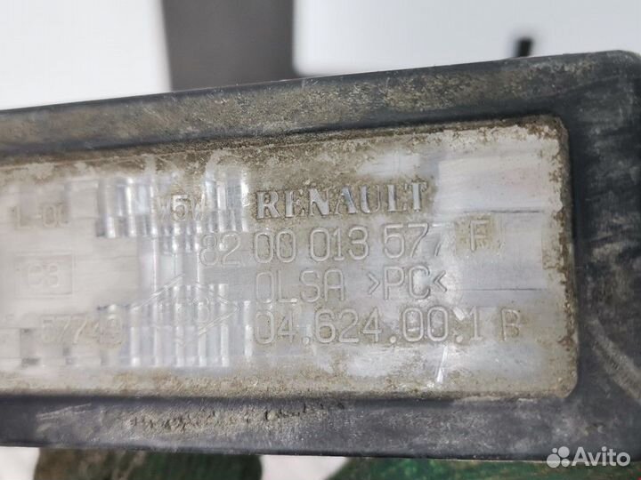 Подсветка номера Renault Espace 4 рест. 2010