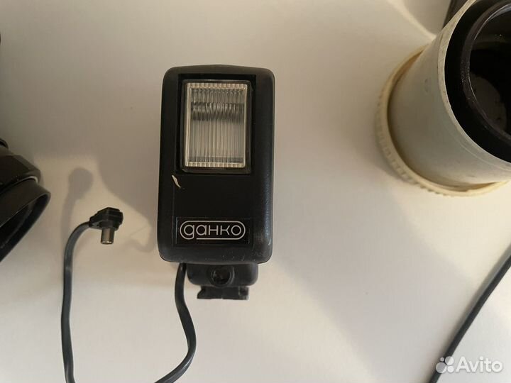 Фотоаппарат Зенит ет, фотообъектив Гелиос 44М 2/58