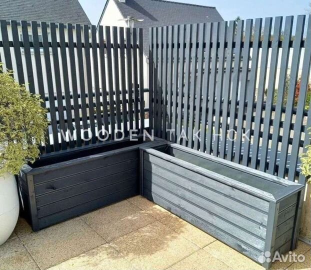 Вазоны кашпо для цветов деревянный грядка огурцы