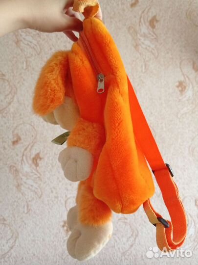 Детский мягкий рюкзак лисенок