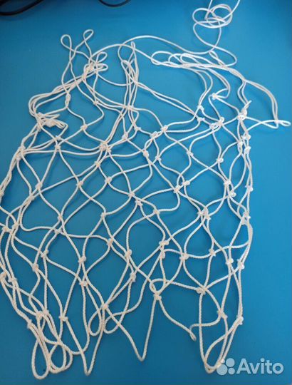 Сетка для баскетбольных колец белая нить 2,6 мм