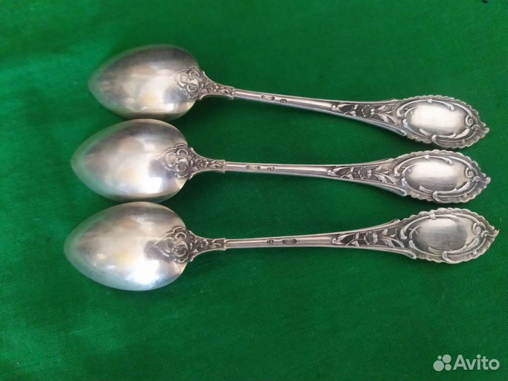 Ложки серебро 84 проба Густав Клингерт