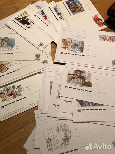 Почтовые открытки и конверты коллекционные