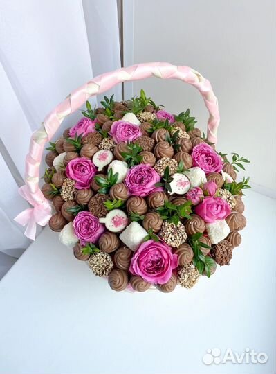 Съедобный букет из конфет