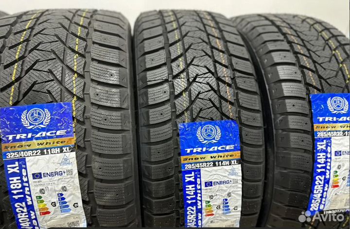 Tri Ace Snow White 285/45 R22 и 325/40 R22 113J