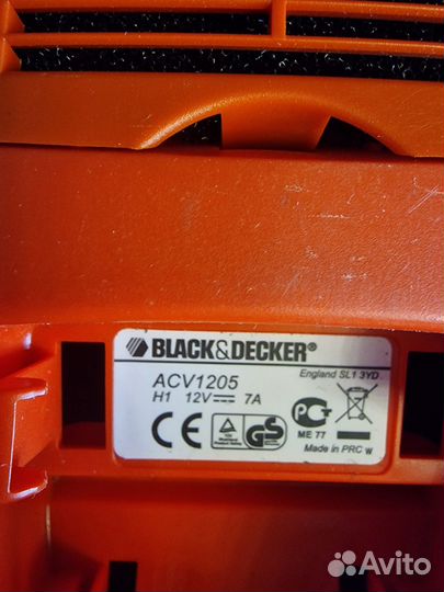 Автомобильный пылесос black decker