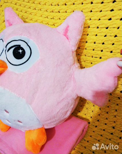 Сова 3 в 1. Подушка- игрушка - плед