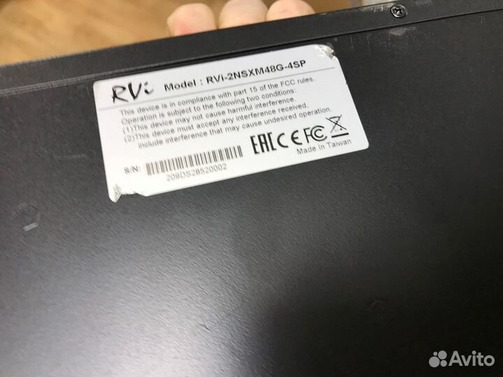 POE коммутатор RVi-2nsxm48g-4SP