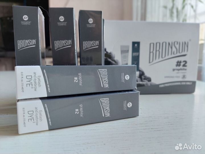 Краска гель для бровей и ресниц bronsun