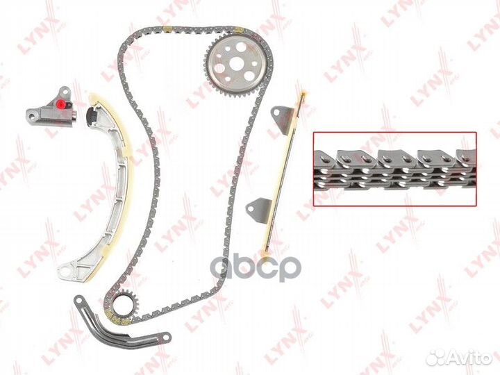 Комплект цепи грм Toyota Yaris (SCP10) 99-06