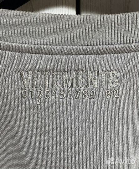 Vetements свитшот