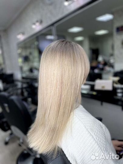 Стрижка и окрашивание волос