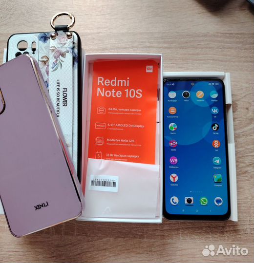 Xiaomi Redmi Note 10S NFC, 6/128 ГБ