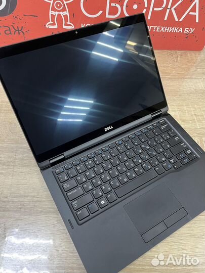 Сенсорный ноутбук Dell 7390 i7-8th/16Gb/SSD/FullHD