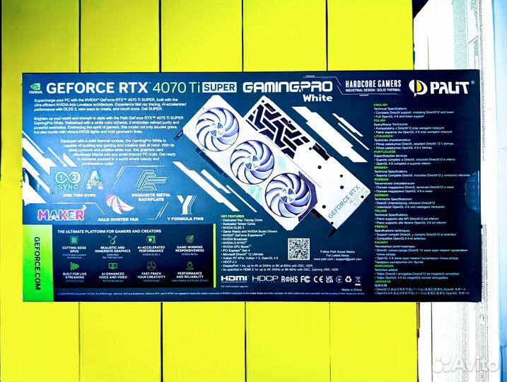 Palit RTX 4070 TI Super Gamingpro White OC