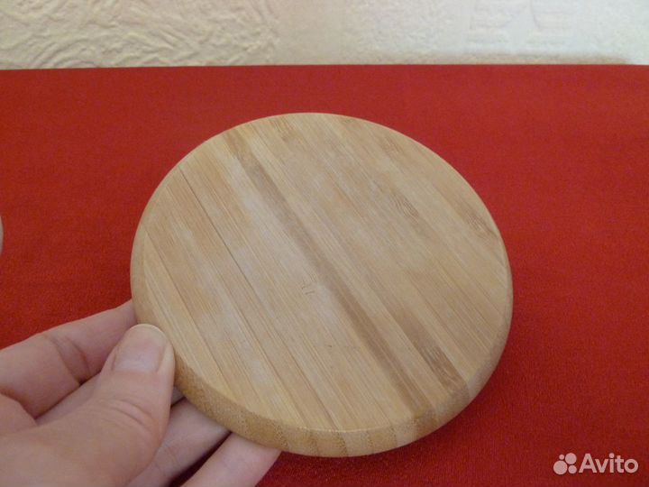 Чайно-кофейная пара, фарфор, дерево