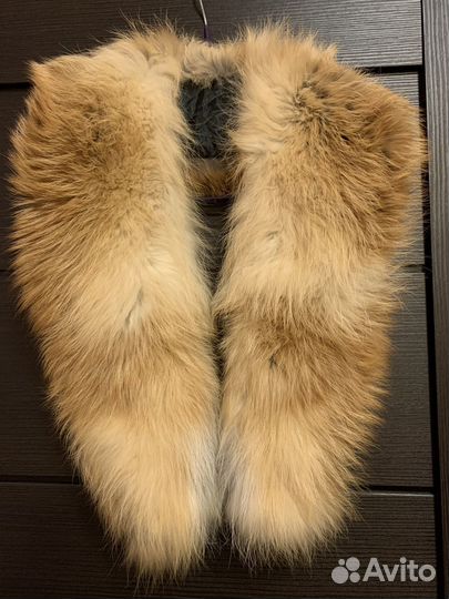 Воротник из натурального меха,лиса