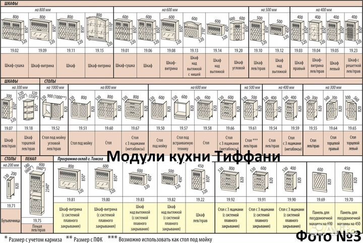 Кухня модульная 2/2 Тиффани. Новая. В упаковке