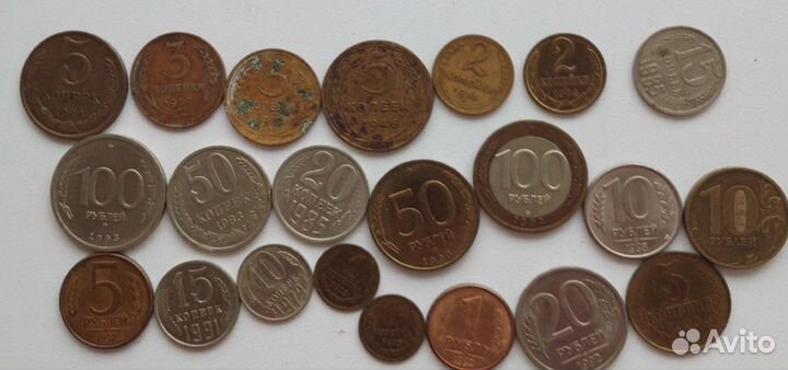 Монеты СССР (22 шт)