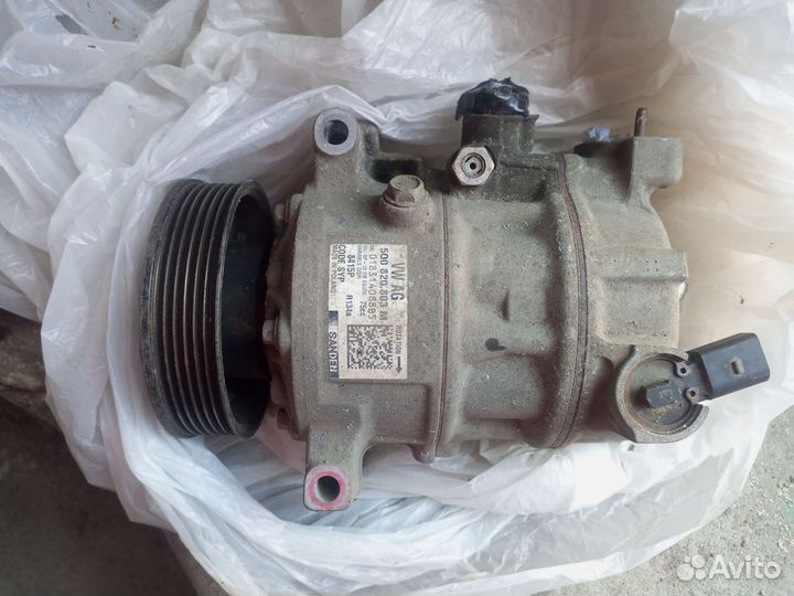 Компрессор кондиционера skoda rapid