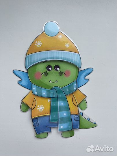 Зимний альбомчик «Дракоши Маргоша и Татоша»