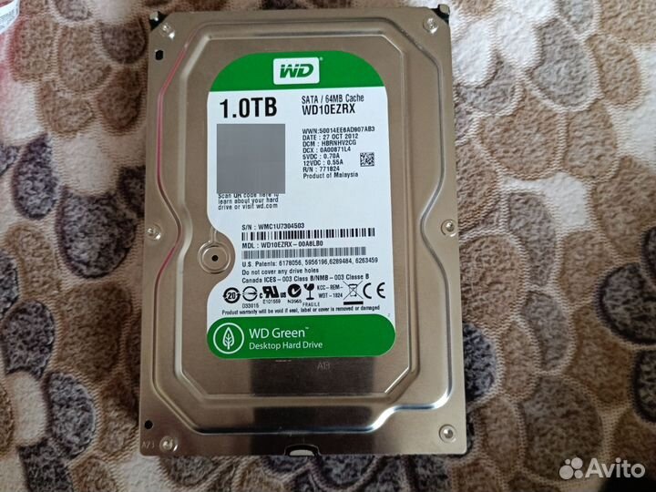 Жесткий диск hdd 1 тб