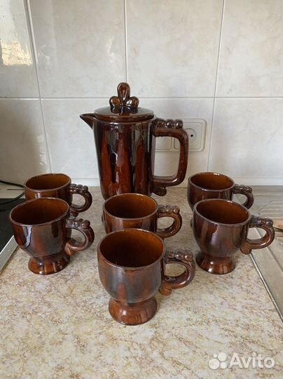 Кофейный сервиз керамика СССР