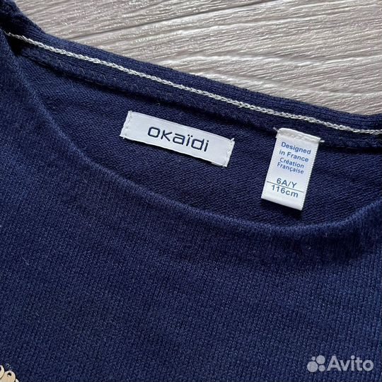 Новый свитер Okaidi, 116см