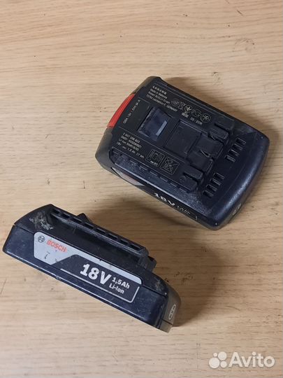 Аккумулятор шуруповёрта Bosch gba 18v 1.5ah
