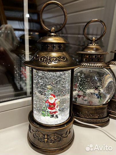 Новогодний музыкальный фонарь