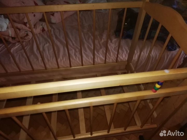 Детская кроватка 120*60 с эколог. матрасом