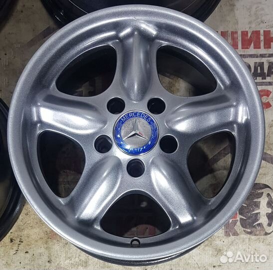 Диски литые Mercedes r15; 5x112; цо 66,6